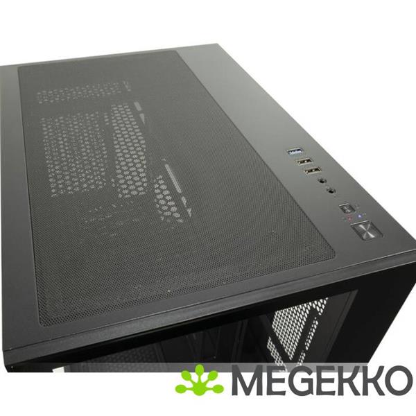 Grote foto inter tech c 501 aspect zwart computers en software behuizingen en kasten