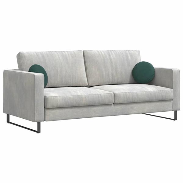 Grote foto vidaxl zitkussens 2 pcs donkergroen 30 x 13 cm fluweel huis en inrichting woningdecoratie