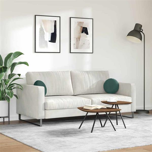 Grote foto vidaxl zitkussens 2 pcs donkergroen 30 x 13 cm fluweel huis en inrichting woningdecoratie