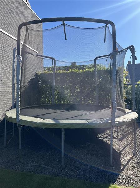 Grote foto trampoline domyos 365 kinderen en baby trampolines en springkussens