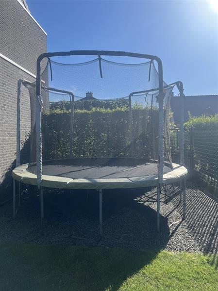 Grote foto trampoline domyos 365 kinderen en baby trampolines en springkussens
