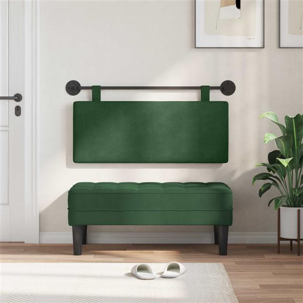 Grote foto vidaxl hangend hoofdeinde katoen stof antiek en kunst stoelen en banken