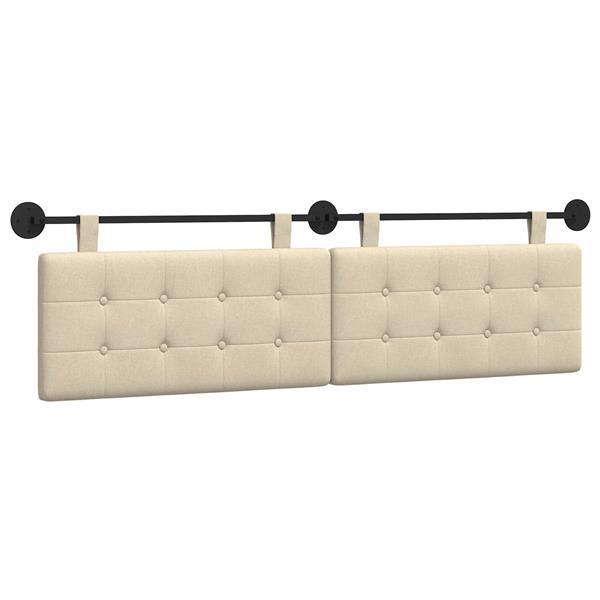 Grote foto vidaxl hangend hoofdeinde stof antiek en kunst stoelen en banken