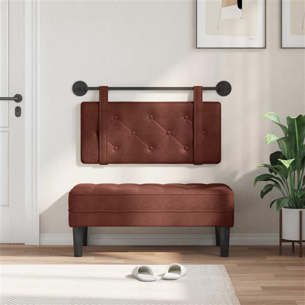 Grote foto vidaxl hangend hoofdeinde antiek pu antiek en kunst stoelen en banken