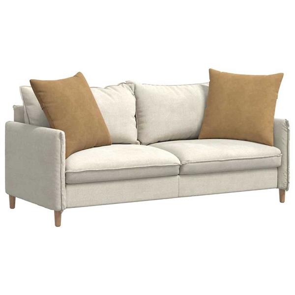 Grote foto vidaxl sofa kussens 2 stuks bruin 80 x 80 cm cordstof huis en inrichting woningdecoratie