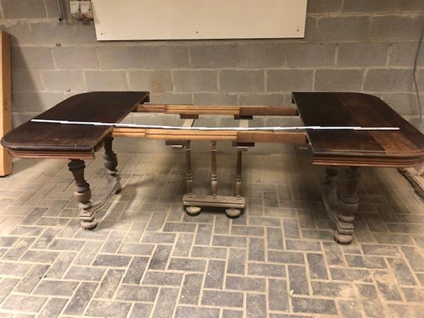 Grote foto antieke tafel huis en inrichting eettafels