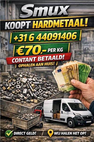 Grote foto gezocht hardmetaal 70 kg contante betaling doe het zelf en verbouw metalen