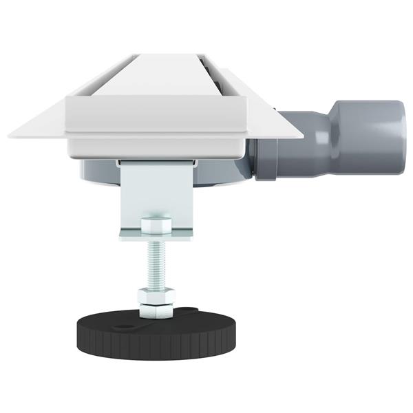 Grote foto vidaxl doucheafvoer 2 in 1 met 360 sifon zilver 100 cm doe het zelf en verbouw sanitair