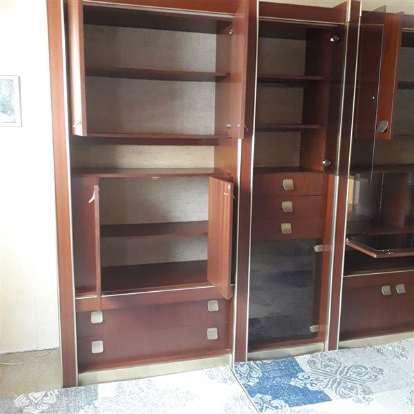 Grote foto kast living huis en inrichting wandmeubels