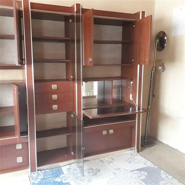 Grote foto kast living huis en inrichting wandmeubels