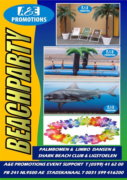 Grote foto volleybal veld opblaasbaar verhuur haai design sport en fitness volleybal