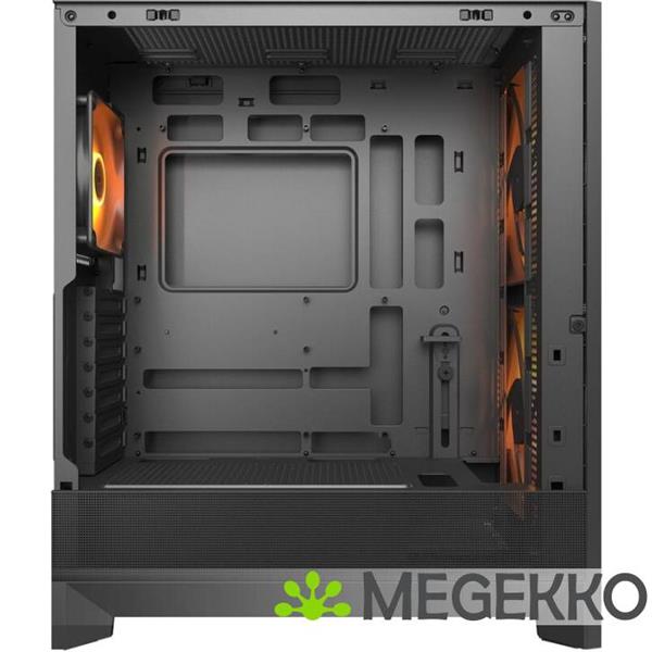 Grote foto cougar gaming airface 180 midi tower zwart computers en software behuizingen en kasten