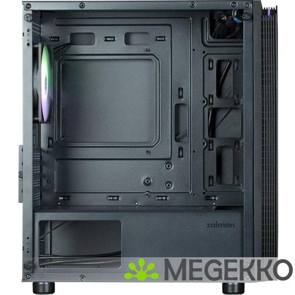 Grote foto zalman t4 plus mini tower zwart computers en software behuizingen en kasten