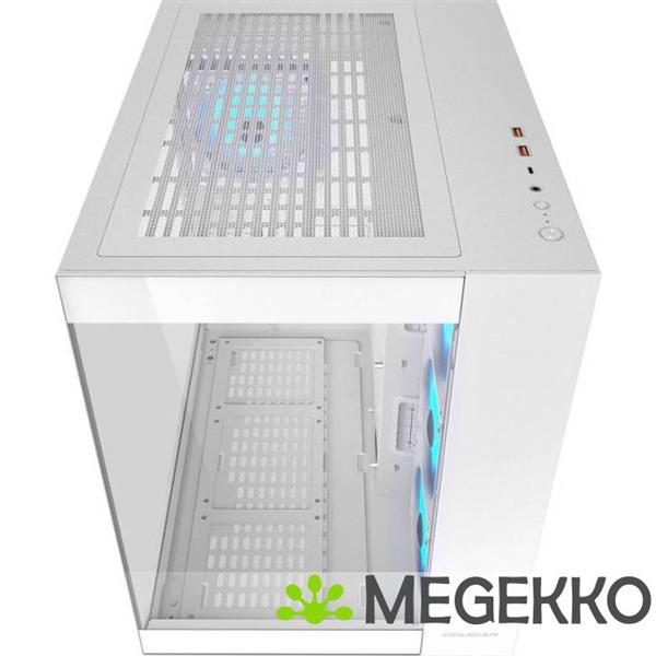 Grote foto cougar gaming fv150 rgb midi tower wit computers en software behuizingen en kasten