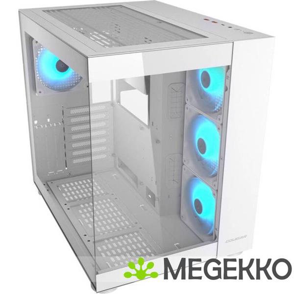 Grote foto cougar gaming fv150 rgb midi tower wit computers en software behuizingen en kasten