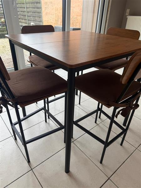 Grote foto keukentafel plus 4 stoelen huis en inrichting eettafels