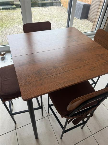 Grote foto keukentafel plus 4 stoelen huis en inrichting eettafels