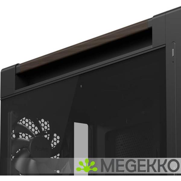 Grote foto asus proart pa602 wood edition modern black computers en software behuizingen en kasten