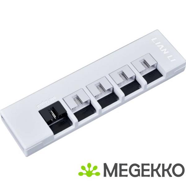 Grote foto lian li rotational shift gold 1200w white with hub computers en software overige