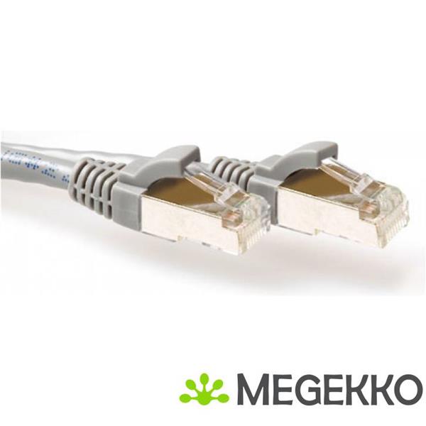 Grote foto act grijze 30 meter lszh sftp cat6a patchkabel snagless met rj45 connectoren computers en software netwerkkaarten routers en switches