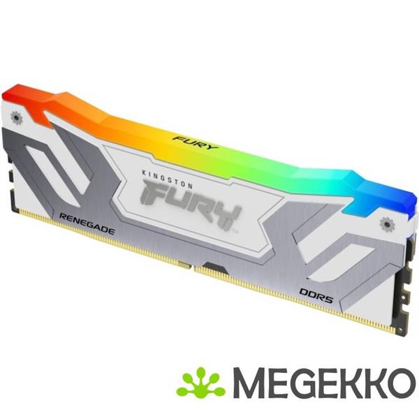 Grote foto kingston ddr5 fury renegade rgb white 2x24gb 8400 cudimm computers en software harde schijven