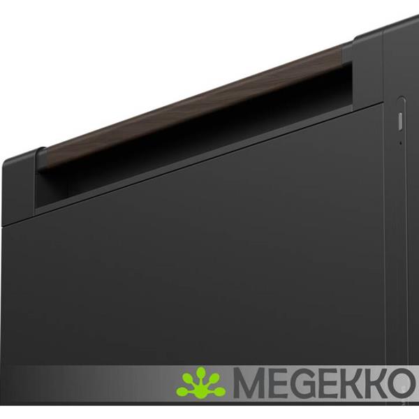 Grote foto asus proart pa602 wood edition modern black metal panel computers en software behuizingen en kasten