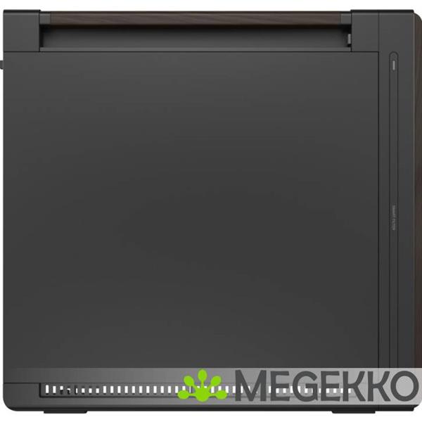 Grote foto asus proart pa602 wood edition modern black metal panel computers en software behuizingen en kasten