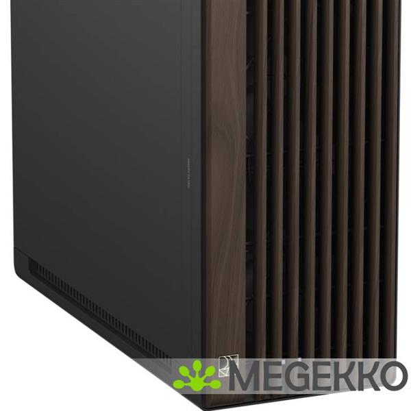 Grote foto asus proart pa602 wood edition modern black metal panel computers en software behuizingen en kasten