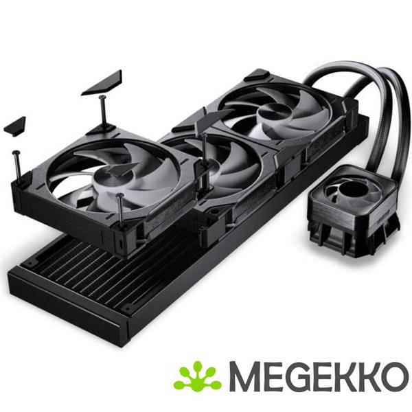 Grote foto phanteks glacier one 420d30 x3 drgb black computers en software overige computers en software