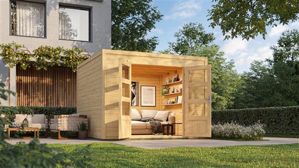 Grote foto tuinhuis quby 300x300 tuin en terras tuinhuisjes en blokhutten