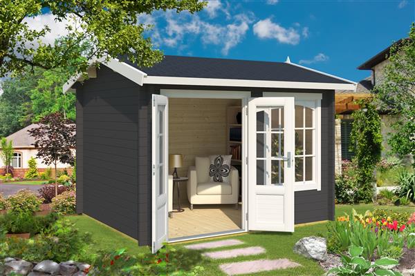 Grote foto nieuw cottage tuinhuis alex met zadeldak tuin en terras tuinhuisjes en blokhutten