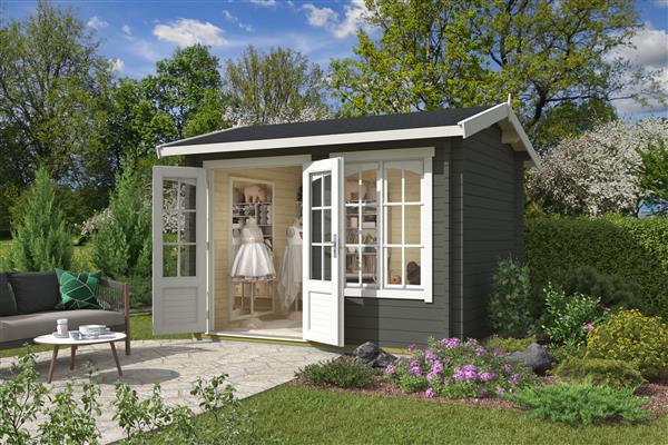 Grote foto nieuw cottage tuinhuis alex met zadeldak tuin en terras tuinhuisjes en blokhutten