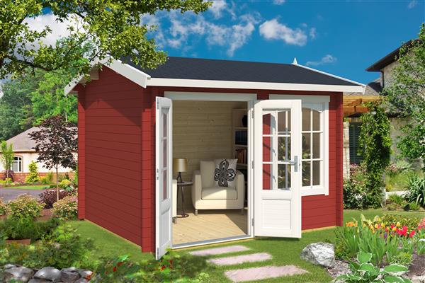 Grote foto nieuw cottage tuinhuis alex met zadeldak tuin en terras tuinhuisjes en blokhutten