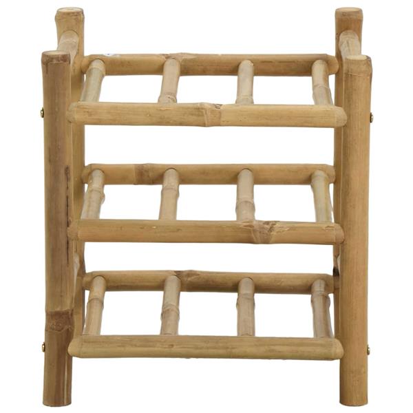 Grote foto vidaxl wijnrek naturel 32 5 x 29 5 x 36 cm bamboe huis en inrichting woningdecoratie