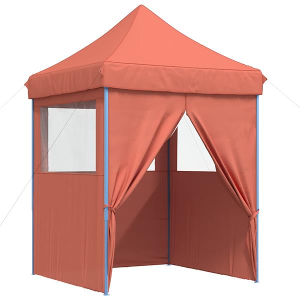 Grote foto vidaxl partytent terracotta 200 x 200 x 306 cm oxford stof tuin en terras overige tuin en terras