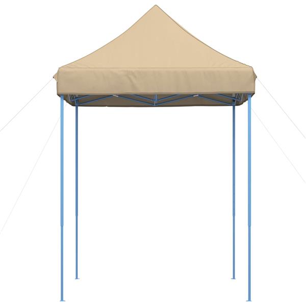Grote foto vidaxl partytent beige 200 x 200 x 306 cm oxford stof tuin en terras overige tuin en terras
