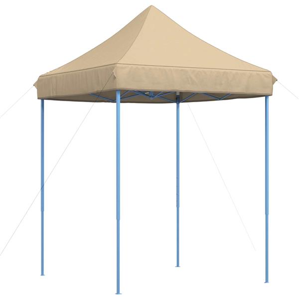 Grote foto vidaxl partytent beige 200 x 200 x 306 cm oxford stof tuin en terras overige tuin en terras