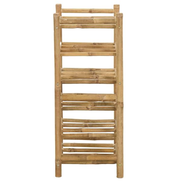 Grote foto vidaxl wijnrek naturel 32 5 x 29 5 x 72 cm bamboe huis en inrichting woningdecoratie