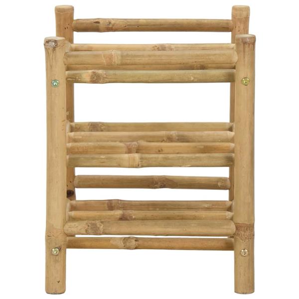 Grote foto vidaxl wijnrek naturel 32 5 x 29 5 x 36 cm bamboe huis en inrichting woningdecoratie