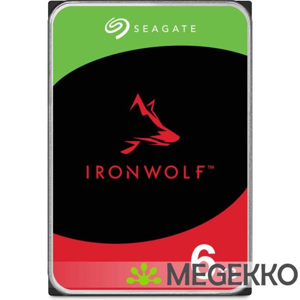Grote foto seagate hdd nas 3.5 6tb st6000vn006 ironwolf computers en software harde schijven