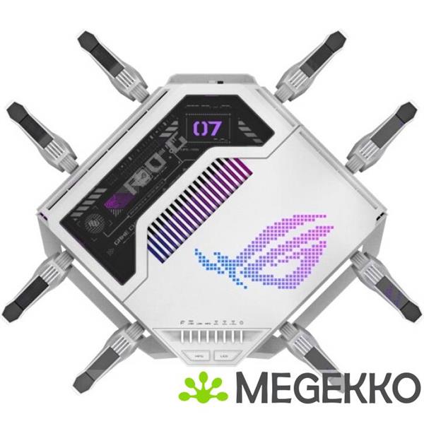 Grote foto asus rog rapture gt be19000ai draadloze router 10 gigabit ethernet tri band 2 4 ghz 5 ghz 6 ghz computers en software netwerkkaarten routers en switches