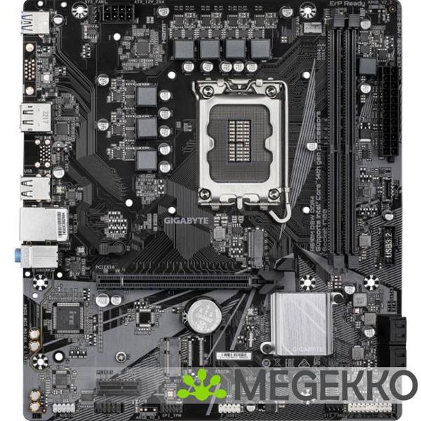 Grote foto gigabyte h610m d3w ddr4 moederbord intel h610 lga 1700 micro atx computers en software moederborden