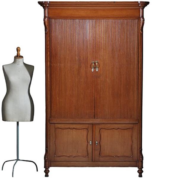 Grote foto hollandse vroeg willem iii archiefkast waar ook servies in past ca 1850 no.391125 antiek en kunst stoelen en banken