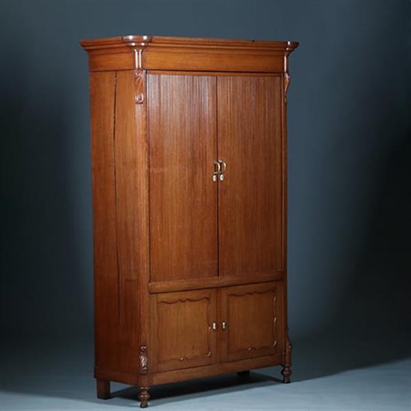 Grote foto hollandse vroeg willem iii archiefkast waar ook servies in past ca 1850 no.391125 antiek en kunst stoelen en banken