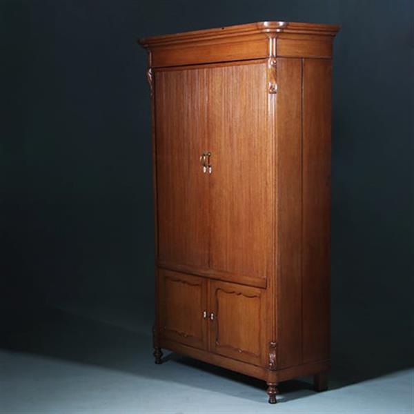 Grote foto hollandse vroeg willem iii archiefkast waar ook servies in past ca 1850 no.391125 antiek en kunst stoelen en banken