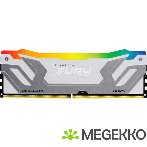 Grote foto kingston ddr5 fury renegade rgb white 1x24gb 8400 cudimm computers en software overige computers en software