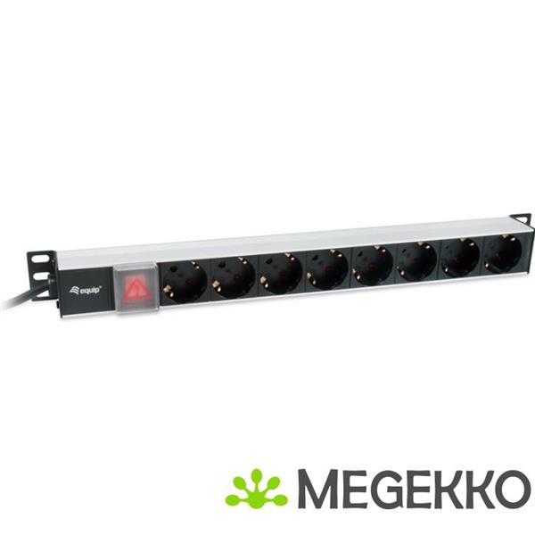 Grote foto equip 333308 energiedistributie 8 ac uitgang en 1u zwart zilver computers en software overige