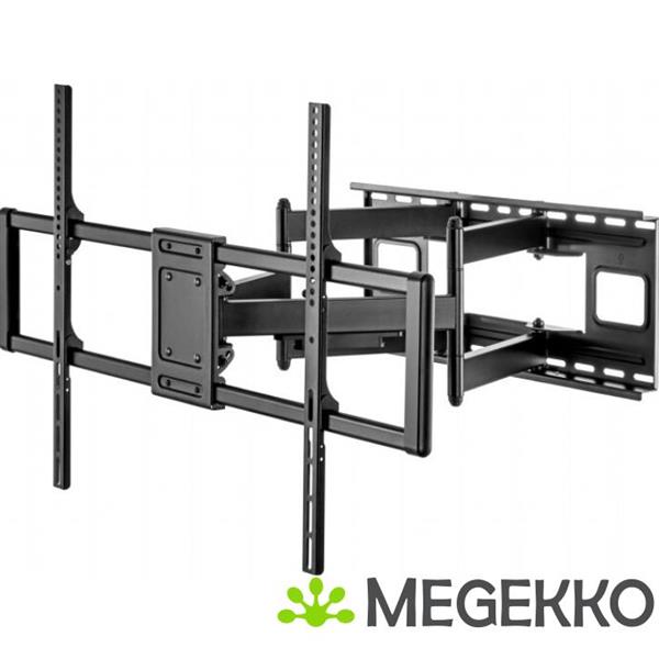 Grote foto gembird wm 120st 01 tv bevestiging 3 05 m 120 zwart computers en software overige computers en software