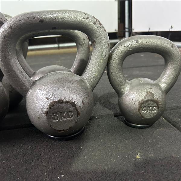 Grote foto assortiment kettleballs sport en fitness fitness