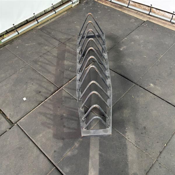 Grote foto metalen schijvenrek sport en fitness fitness